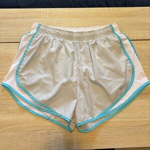 Nike Women's Athletic Shorts in Gray and Teal